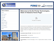 Tablet Screenshot of alabama.enpointe.com