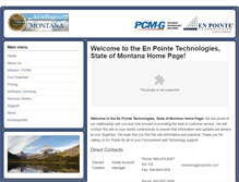 Tablet Screenshot of montana.enpointe.com